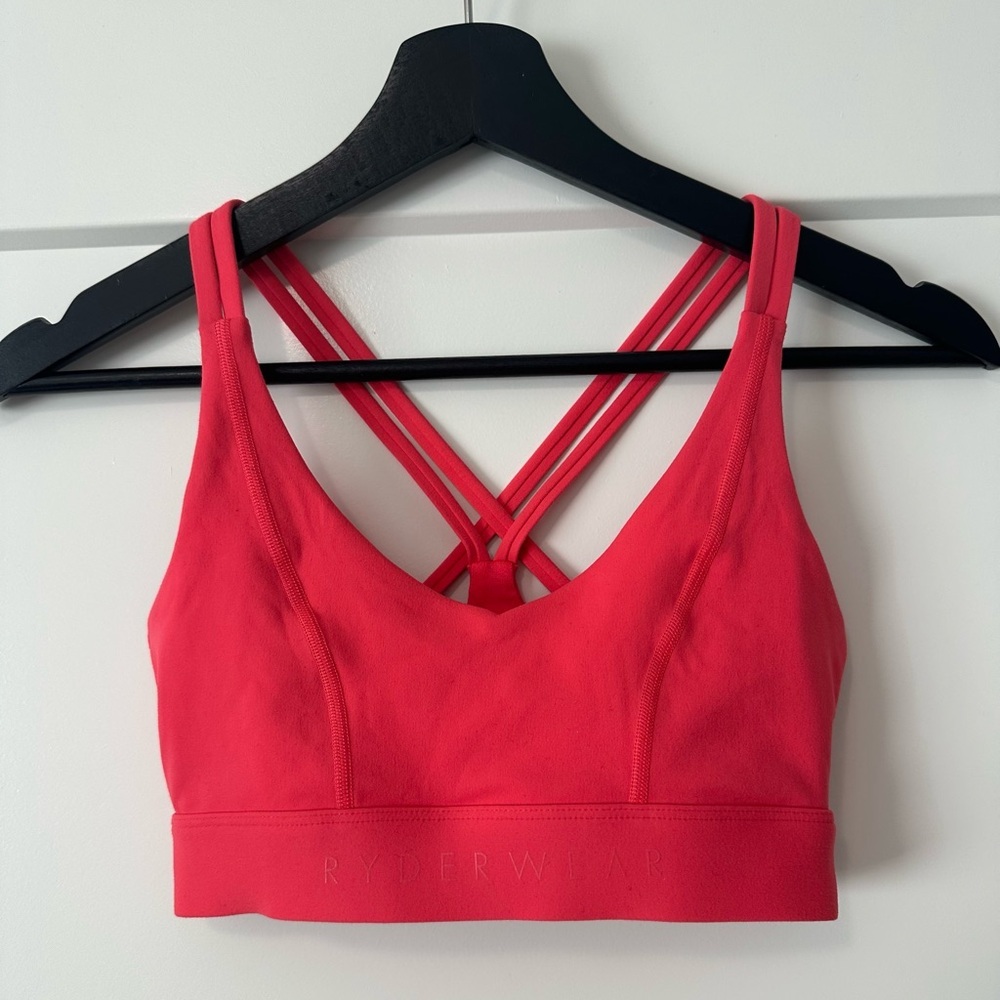 Ryderwear Red Strappy Sports Bra Medium Support​